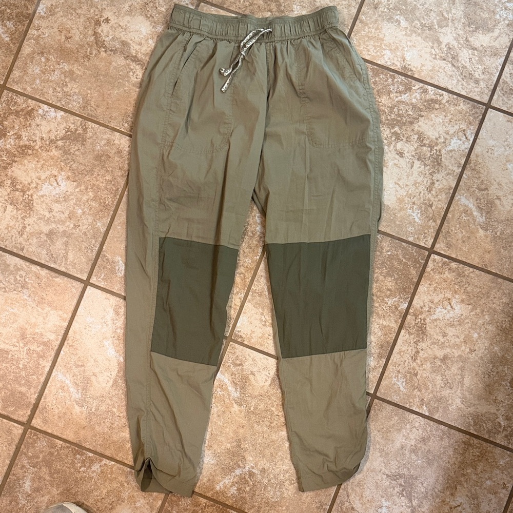 Burton Olive Green Patchwork Pants - image 1